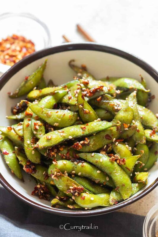 Chili Garlic Edamame